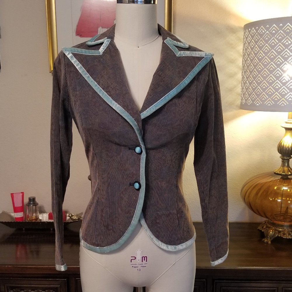 Blue Velvet Blazer